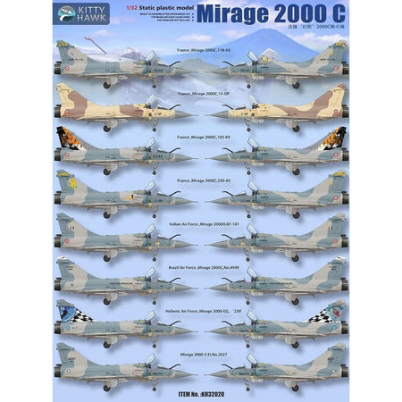 Kitty Hawk 1/32 Mirage 2000C Fighter - Heartland - ModelCars.com