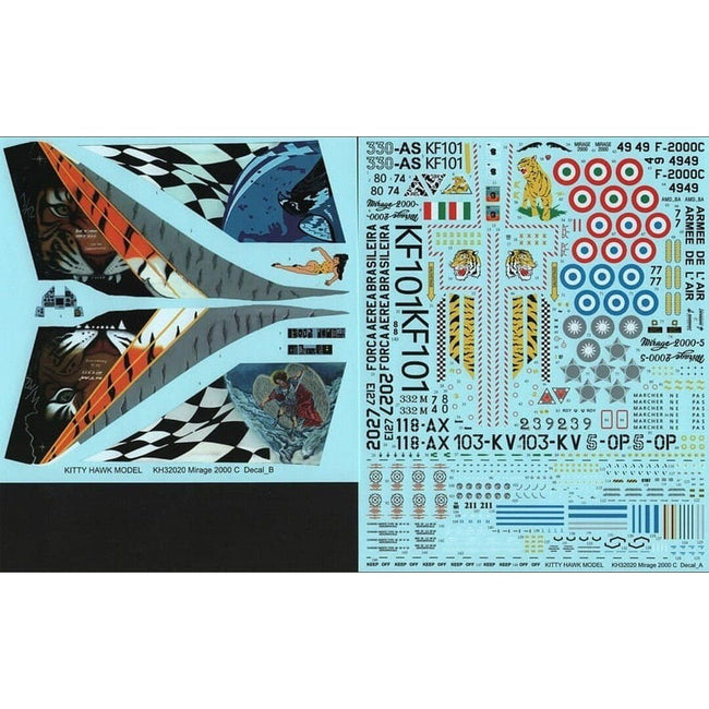 Kitty Hawk 1/32 Mirage 2000C Fighter-Kitty Hawk-ModelCars.com