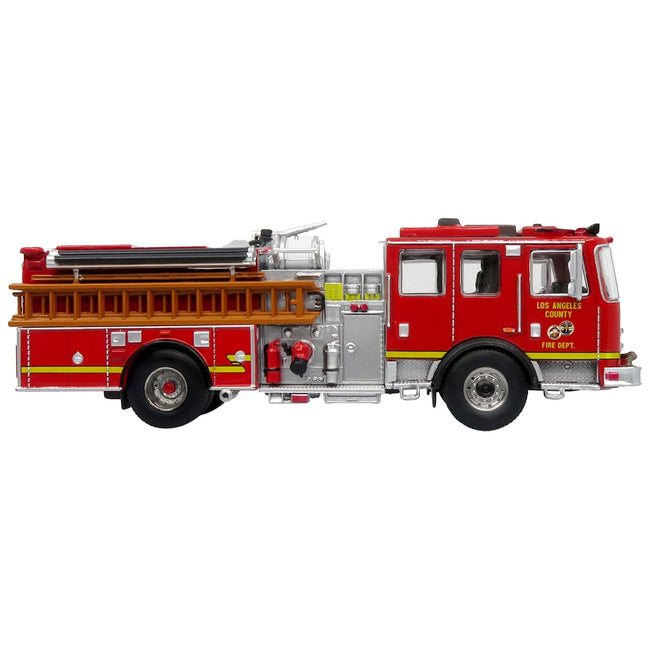 KME Predator Fire Engine "Los Angeles County Fire Department" Red "5 Alarm" Series Limited Edition to 750 pieces Worldwide 1/64 Diecast Model by Iconic Replicas - Iconic Replicas - ModelCars.com