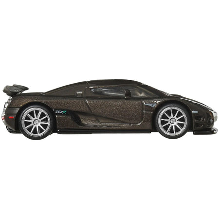 Koenigsegg CCXR Dark Gray Metallic "Fast Five" (2011) Movie "Fast & Furious" Series Diecast Model Car by Hot Wheels-Hotwheels-ModelCars.com