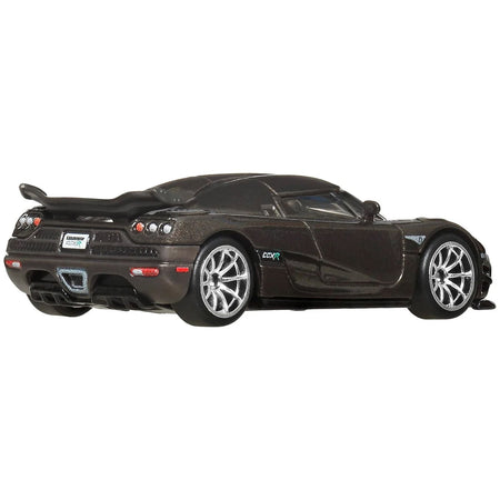 Koenigsegg CCXR Dark Gray Metallic "Fast Five" (2011) Movie "Fast & Furious" Series Diecast Model Car by Hot Wheels-Hotwheels-ModelCars.com