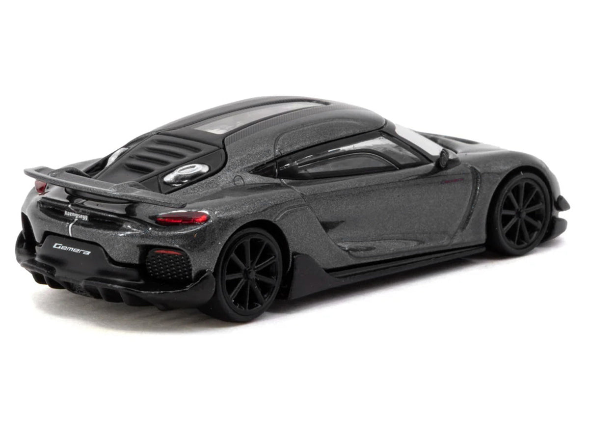 Koenigsegg Gemera Dark Gray Metallic "Global64" Series 1/64 Diecast Model Car by Tarmac Works-Tarmac Works-ModelCars.com