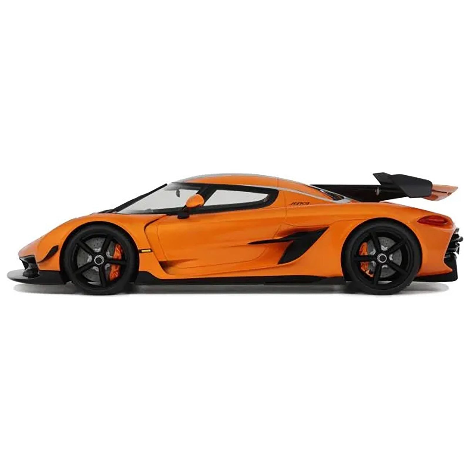 Koenigsegg Jesko Attack Orange Metallic with Black Stripes 1/18 Model Car by GT Spirit - GT Spirit - ModelCars.com