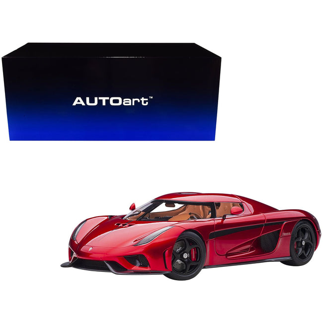 Koenigsegg Regera Candy Red 1/18 Model Car by Autoart - Autoart - ModelCars.com