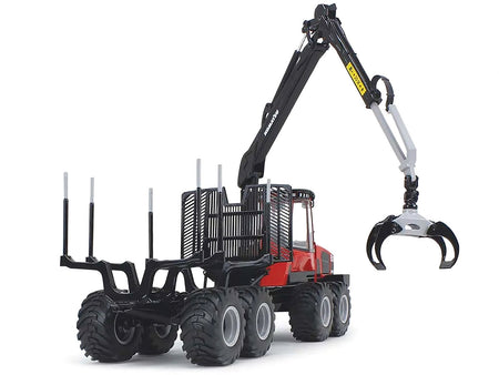 Komatsu 875.1 Forwarder Red and Black 1/32 Diecast Model by First Gear-First Gear-ModelCars.com