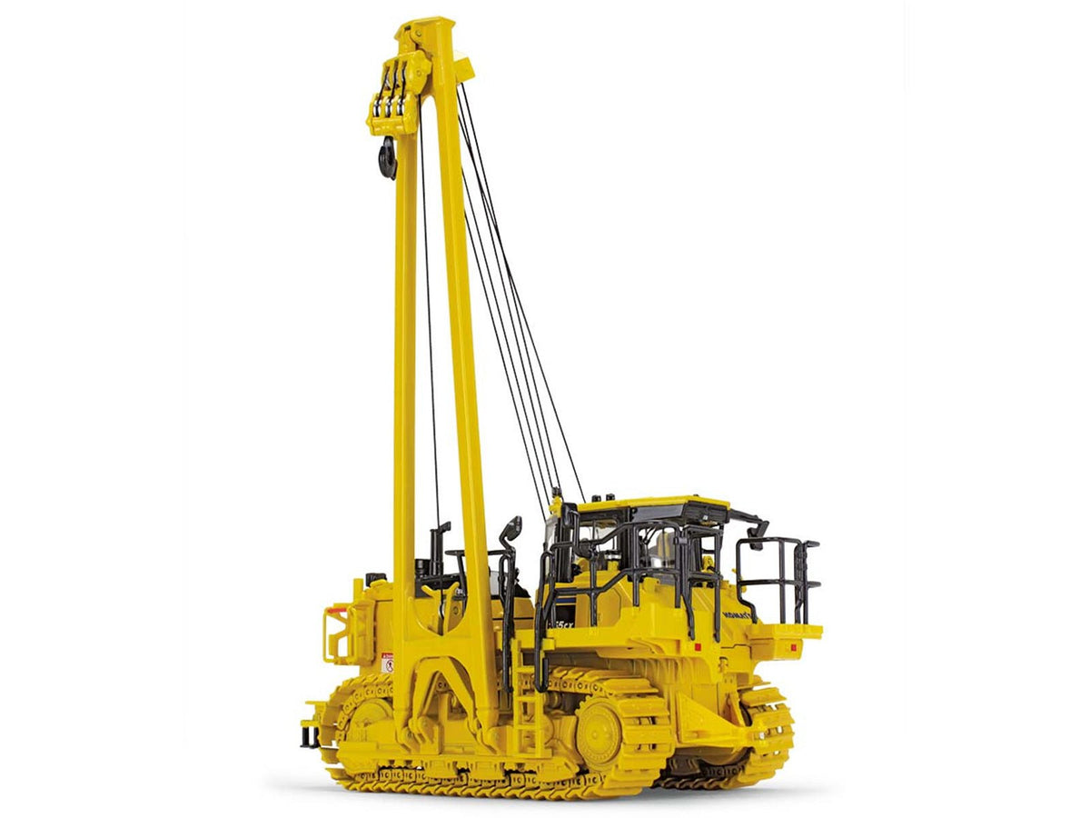 Komatsu D155CX-8 With K170 Pipelayer Yellow with Accessories 1/50 Diecast Model by First Gear-First Gear-ModelCars.com