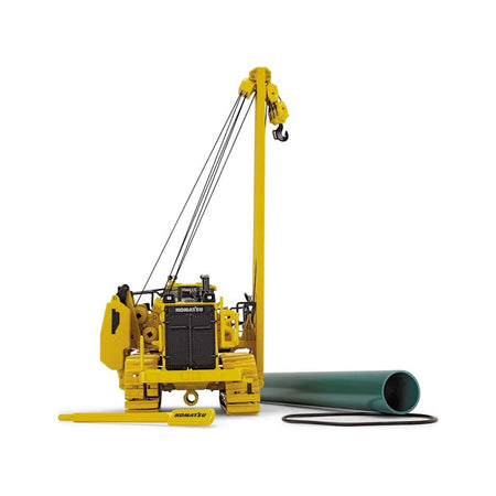 Komatsu D155CX - 8 With K170 Pipelayer Yellow with Accessories 1/50 Diecast Model by First Gear - First Gear - ModelCars.com