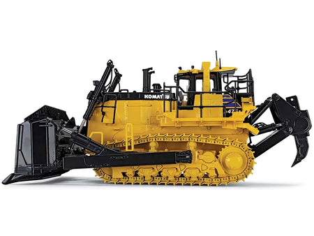 Komatsu D475A-8 Dozer with Ripper Yellow 1/50 Diecast Model by First Gear-First Gear-ModelCars.com