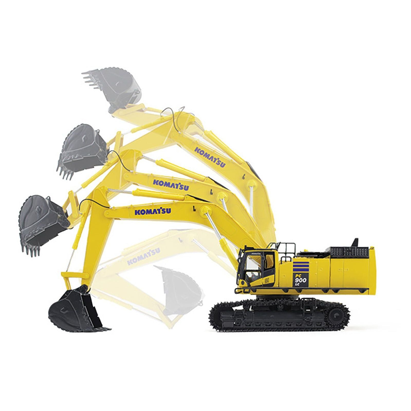 Komatsu PC900LC - 11 Excavator Yellow 1/50 Diecast Model by First Gear - First Gear - ModelCars.com