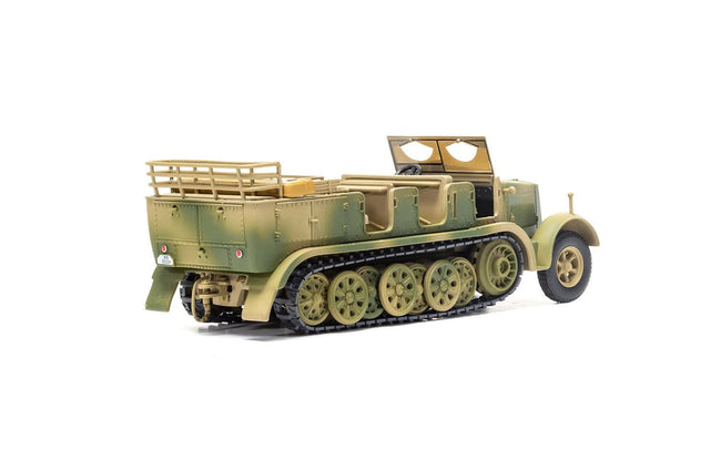 Krauss-Maffei Sd.Kfz.7 Medium Towing Half-Track AFV "Luftwaffe FlaK Gun Artillery Tractor Tunisia" (1943) German Army "Military Legends" Series 1/50 Diecast Model by Corgi-Corgi-ModelCars.com