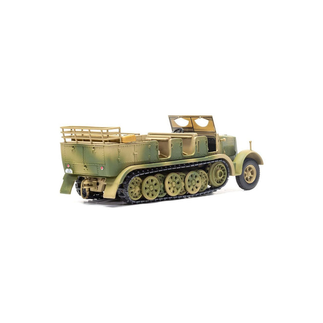 Krauss-Maffei Sd.Kfz.7 Medium Towing Half-Track AFV "Luftwaffe FlaK Gun Artillery Tractor Tunisia" (1943) German Army "Military Legends" Series 1/50 Diecast Model by Corgi-Corgi-ModelCars.com
