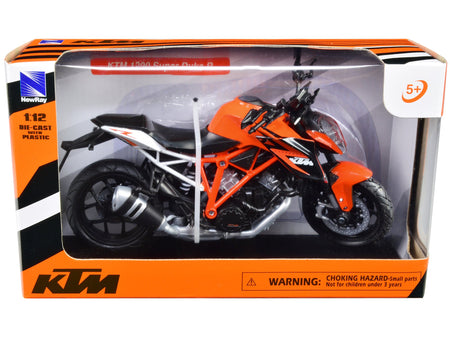 KTM 1290 Super Duke R Motorcycle Orange 1/12 Diecast Model by New Ray-New Ray-ModelCars.com