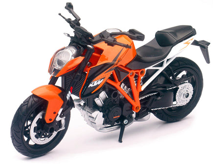 KTM 1290 Super Duke R Motorcycle Orange 1/12 Diecast Model by New Ray-New Ray-ModelCars.com
