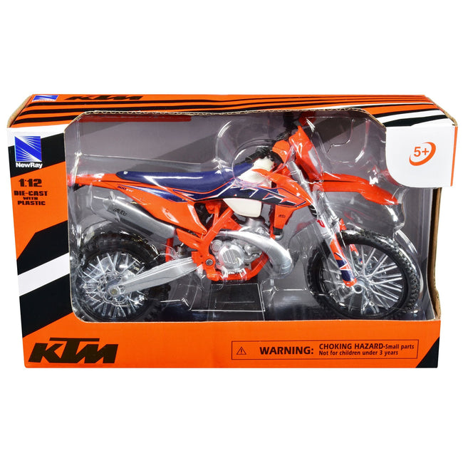 KTM 300 EXC-TPI Enduro Dirt Bike Motorcycle Orange 1/12 Diecast Model by New Ray-New Ray-ModelCars.com