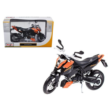 KTM 690 Duke Orange and Black 1/12 Diecast Motorcycle Model by Maisto - Maisto - ModelCars.com