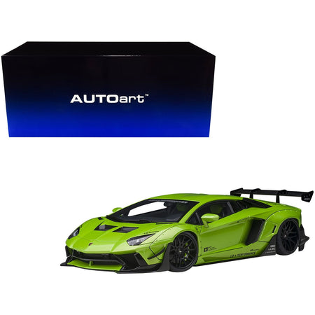 Lamborghini Aventador Liberty Walk LB - Works Pearl Green Metallic Limited Edition 1/18 Model Car by Autoart - Autoart - ModelCars.com