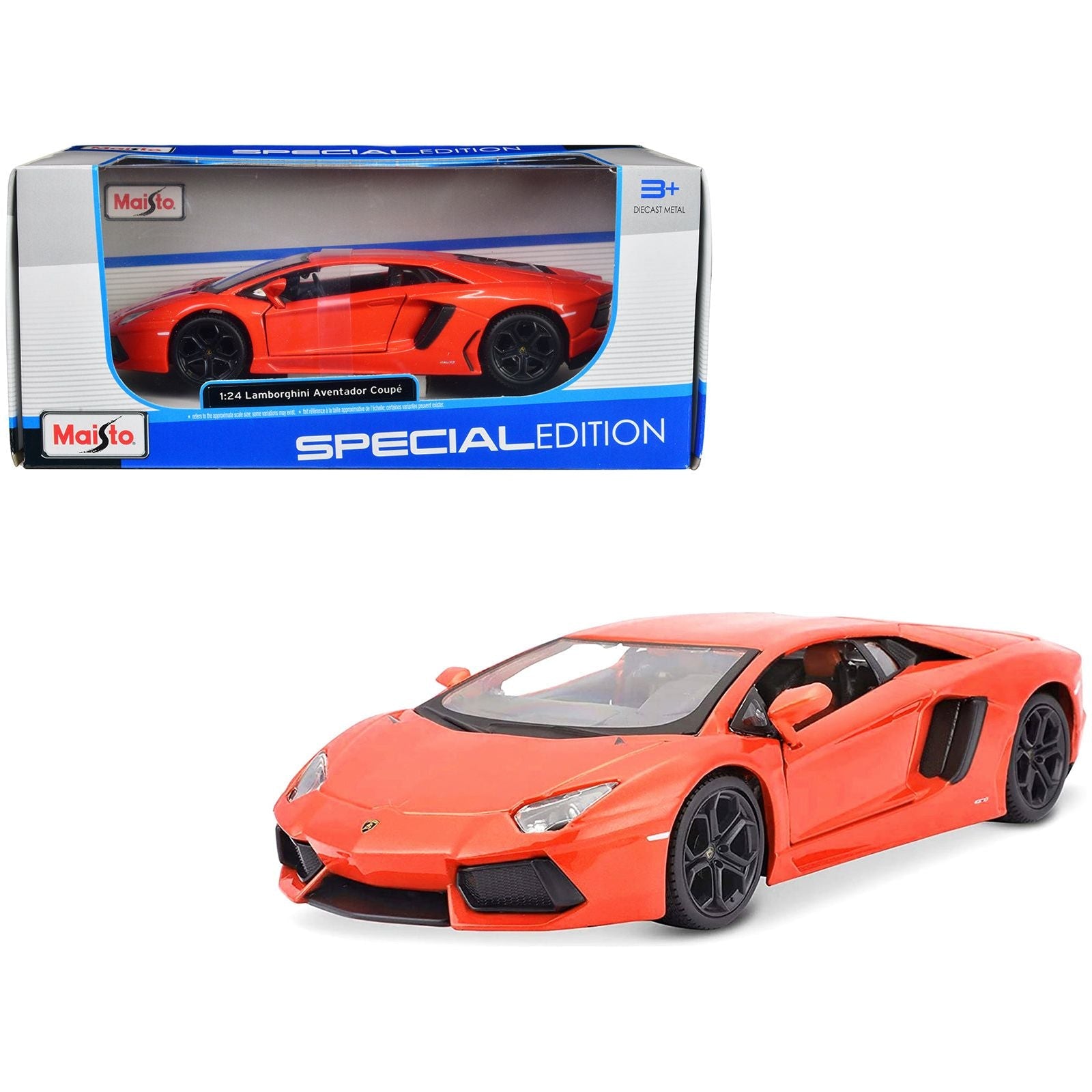 Lamborghini Aventador LP700 - 4 Orange 1/24 Diecast Model Car by Maisto - Maisto - ModelCars.com