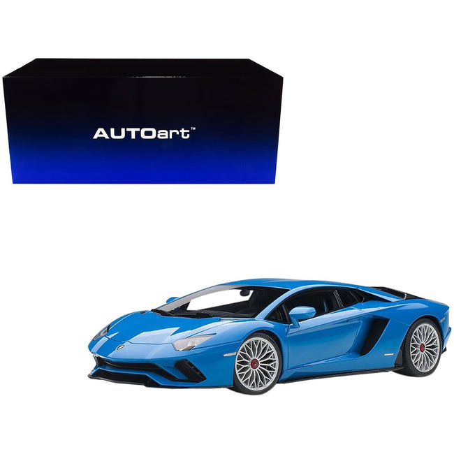 Lamborghini Aventador S Blu Nila/ Pearl Blue 1/18 Model Car by Autoart - Autoart - ModelCars.com