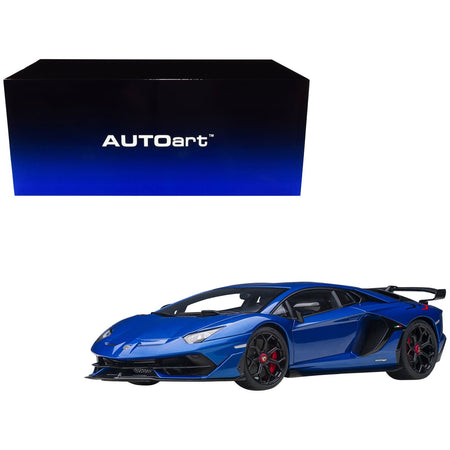 Lamborghini Aventador SVJ Blue Nethuns Metallic 1/18 Model Car by Autoart - Autoart - ModelCars.com