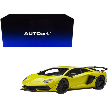 Lamborghini Aventador SVJ Giallo Tenerife / Pearl Yellow 1/18 Model Car by Autoart - Autoart - ModelCars.com