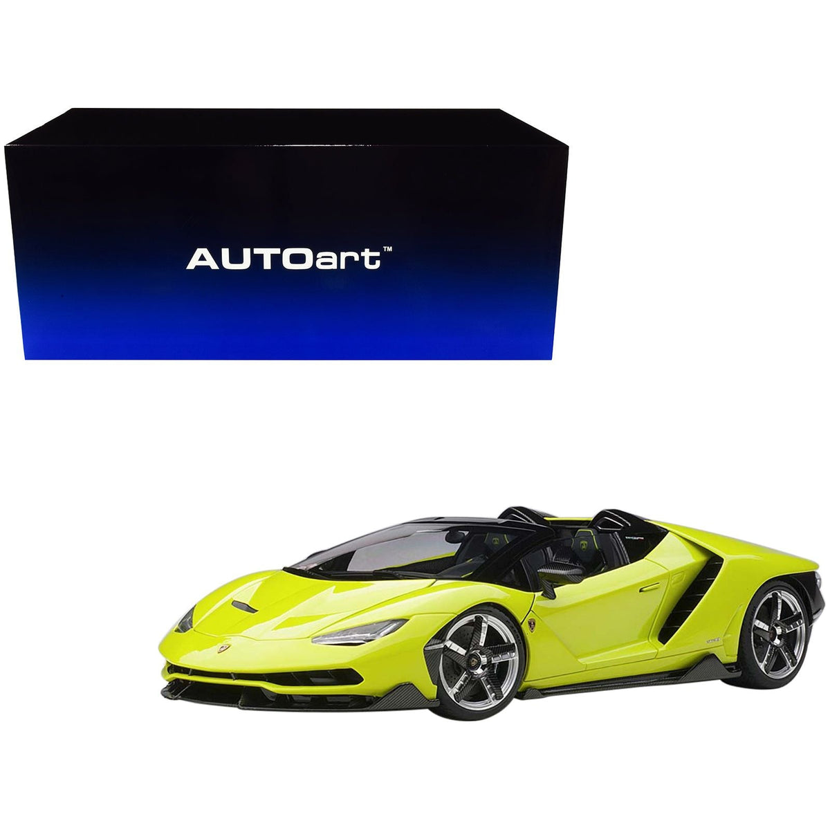 Lamborghini Centenario Roadster Verde Scandal / Solid Light Green 1/18 Model Car by Autoart - Autoart - ModelCars.com