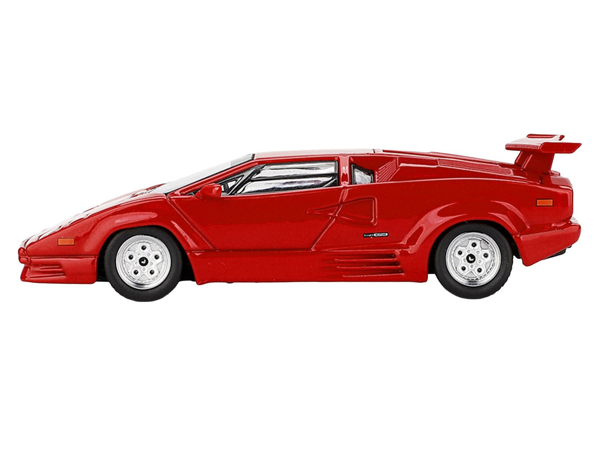 Lamborghini Countach "25th Anniversary" Red Limited Edition 1/64 Diecast Model Car by Mini GT-Mini GT-ModelCars.com