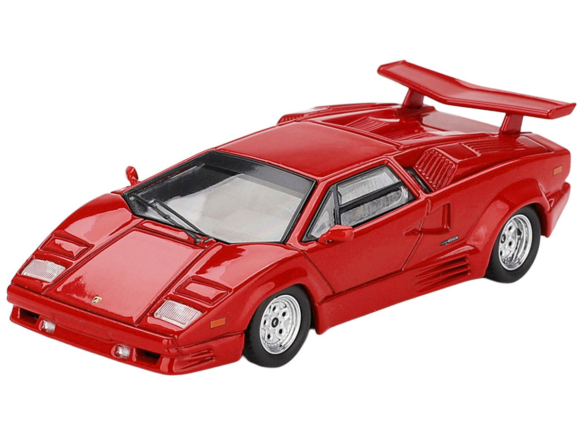 Lamborghini Countach "25th Anniversary" Red Limited Edition 1/64 Diecast Model Car by Mini GT-Mini GT-ModelCars.com