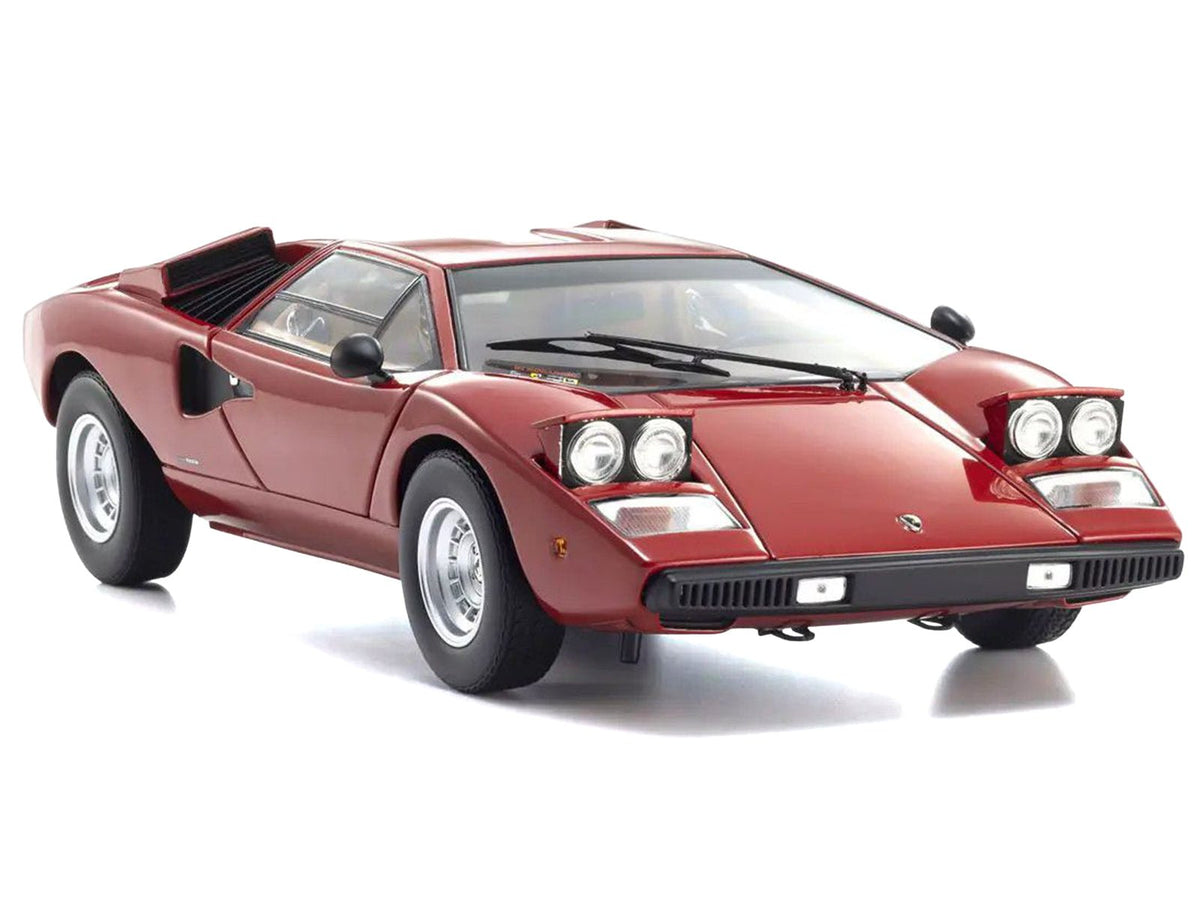 Lamborghini Countach LP 400 Red 1/18 Diecast Model Car by Kyosho-Kyosho-ModelCars.com