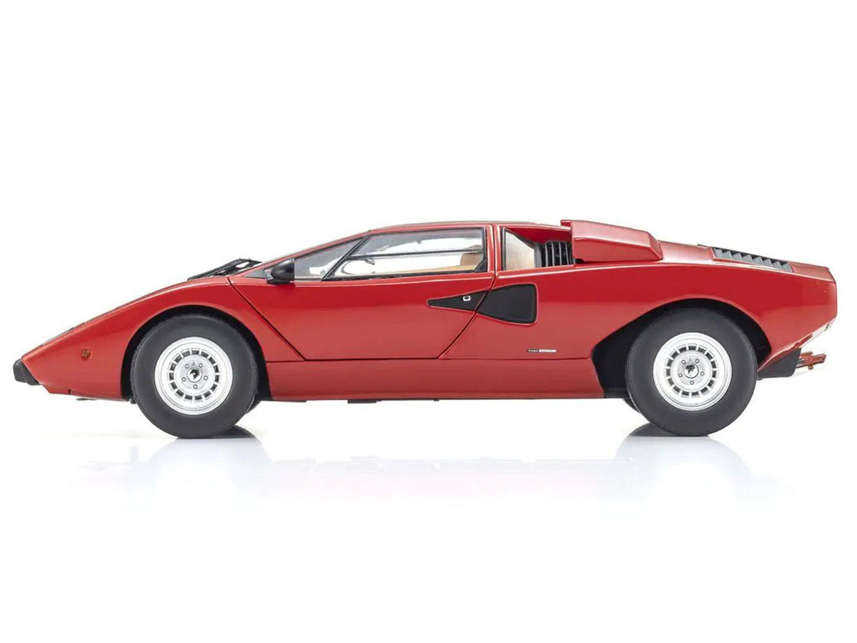 Lamborghini Countach LP 400 Red 1/18 Diecast Model Car by Kyosho-Kyosho-ModelCars.com