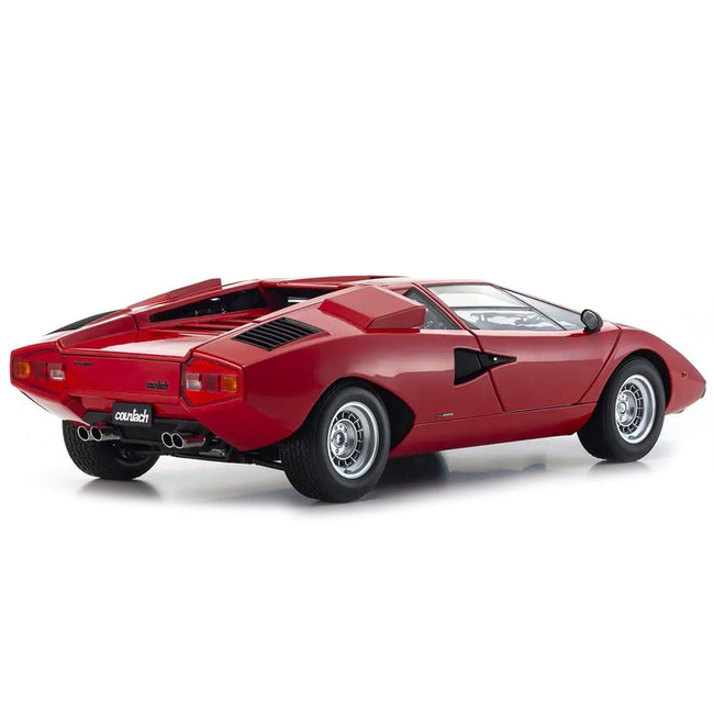 Lamborghini Countach LP400 Red 1/12 Diecast Model Car by Kyosho-Kyosho-ModelCars.com