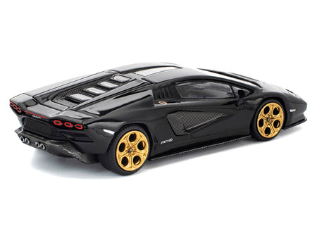Lamborghini Countach LPI 800-4 Deep Black 1/64 Diecast Model Car by Pop Race-Pop Race-ModelCars.com