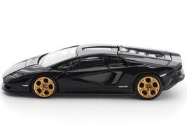 Lamborghini Countach LPI 800-4 Deep Black 1/64 Diecast Model Car by Pop Race-Pop Race-ModelCars.com