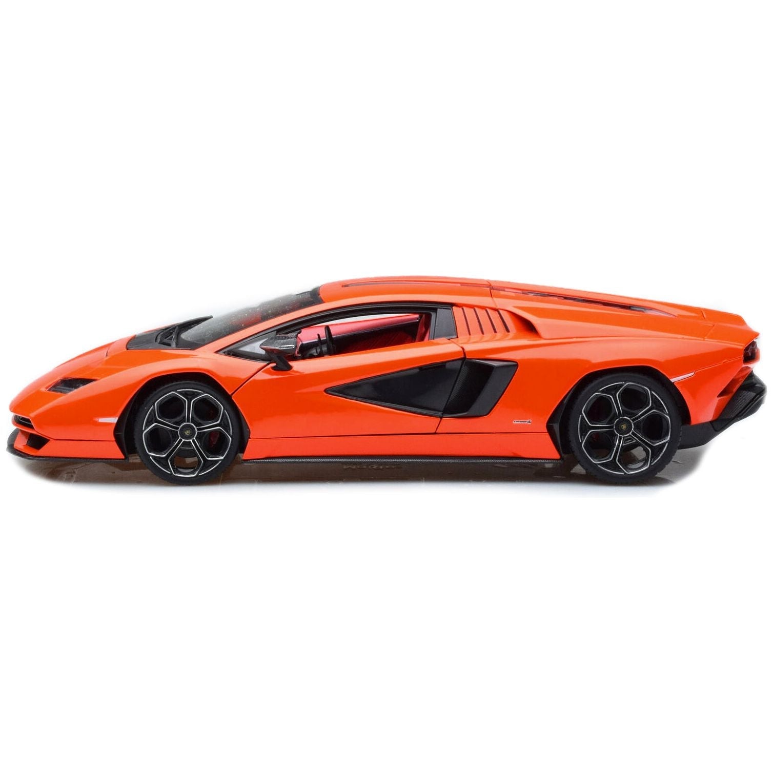 Lamborghini Countach LPI 800 - 4 Orange with Red Interior "Special Edition" 1/18 Diecast Model Car by Maisto - Maisto - ModelCars.com