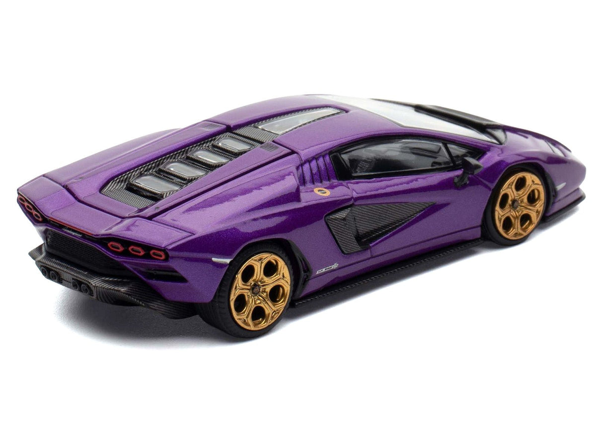 Lamborghini Countach LPI 800-4 Viola Pasifae Purple Metallic "Hong Kong Toycar Salon 2025" 1/64 Diecast Model Car by Pop Race-Pop Race-ModelCars.com