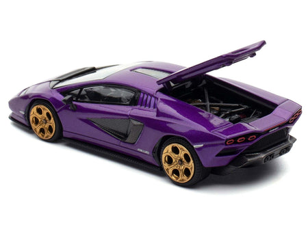 Lamborghini Countach LPI 800-4 Viola Pasifae Purple Metallic "Hong Kong Toycar Salon 2025" 1/64 Diecast Model Car by Pop Race-Pop Race-ModelCars.com