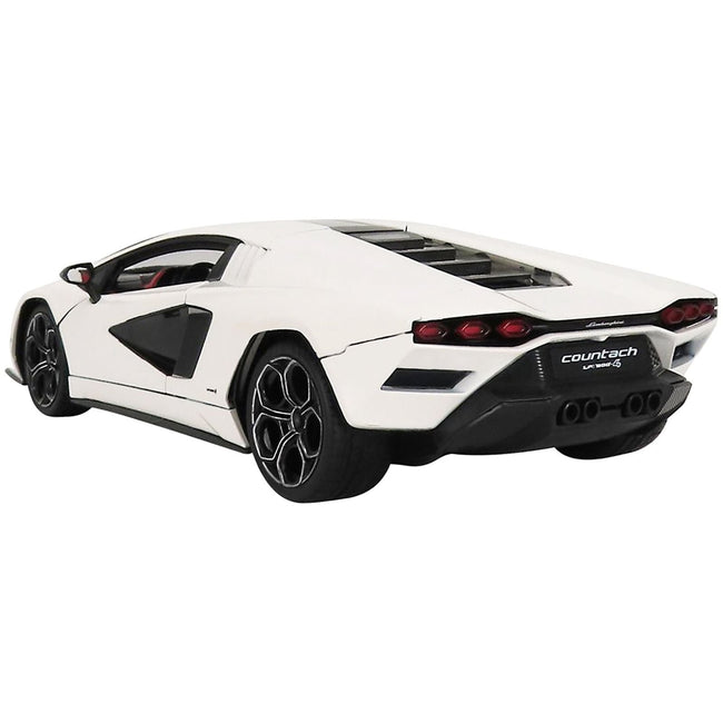 Lamborghini Countach LPI 800 - 4 White with Black Accents and Red Interior "Special Edition" 1/18 Diecast Model Car by Maisto - Maisto - ModelCars.com