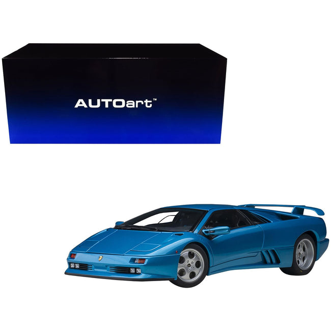 Lamborghini Diablo SE30 Blu Sirena Blue Metallic 1/18 Model Car by Autoart - Autoart - ModelCars.com
