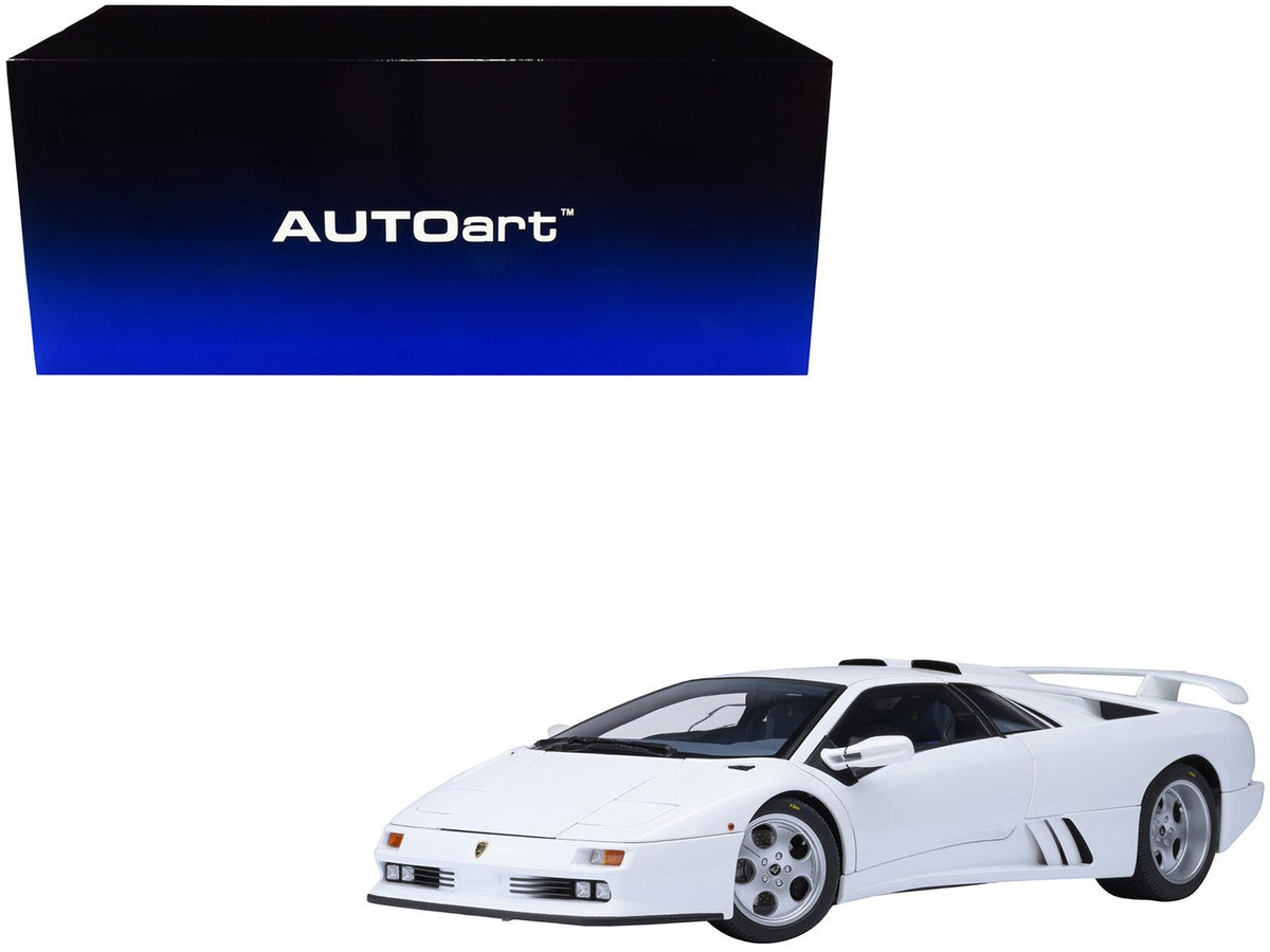 Lamborghini Diablo SE30 Jota Impact White 1/18 Model Car by Autoart-Autoart-ModelCars.com