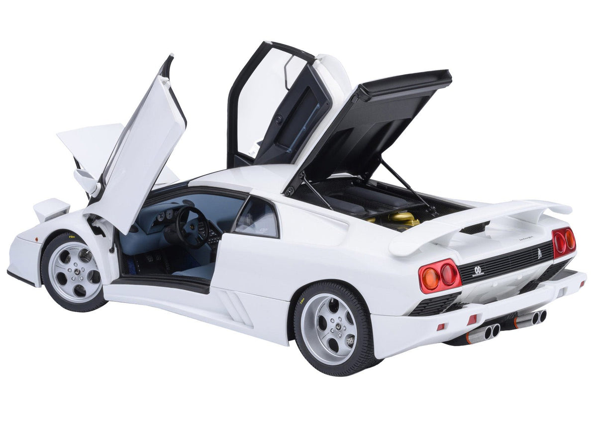 Lamborghini Diablo SE30 Jota Impact White 1/18 Model Car by Autoart-Autoart-ModelCars.com