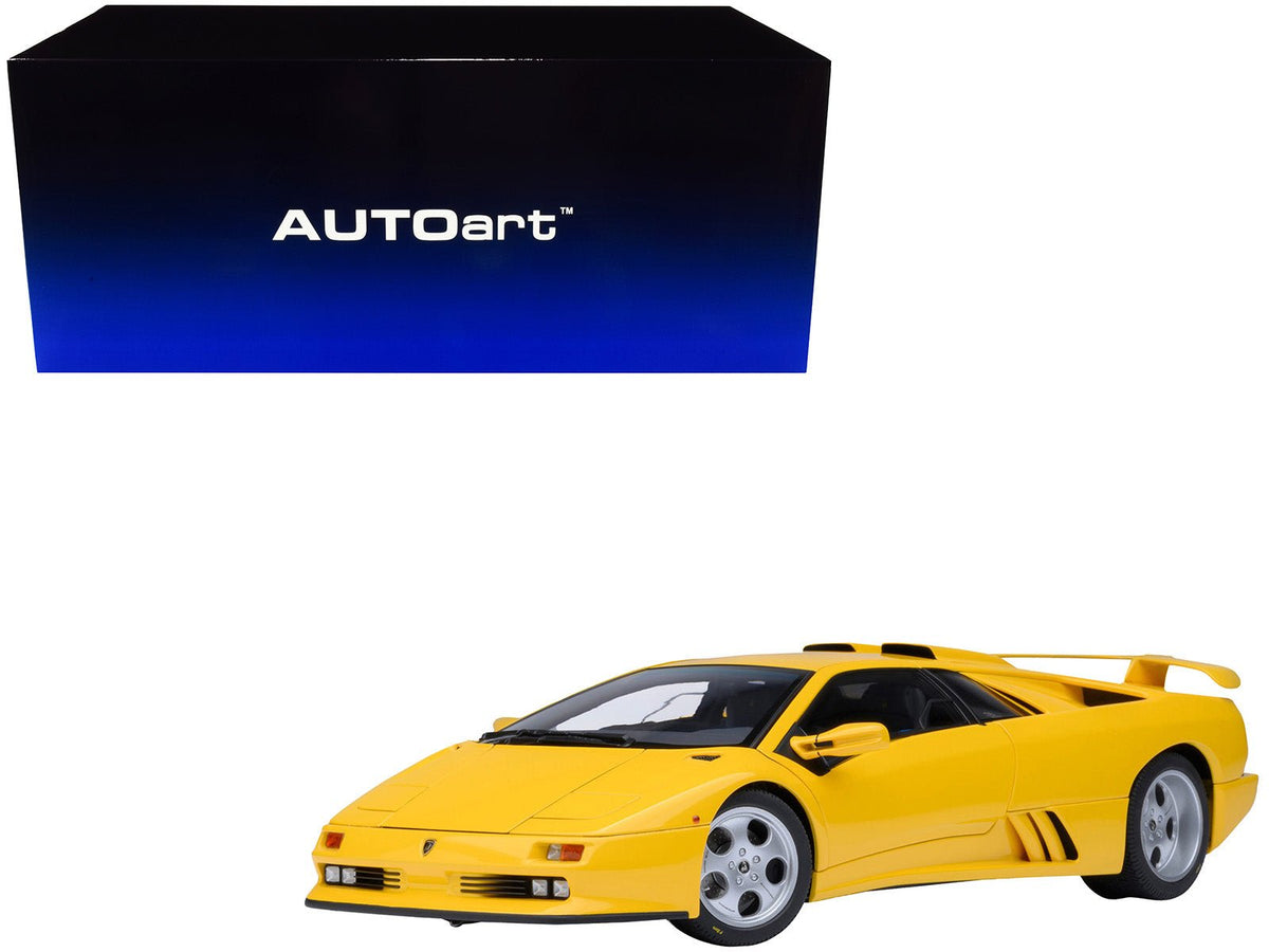 Lamborghini Diablo SE30 Jota Superfly Yellow 1/18 Model Car by Autoart-Autoart-ModelCars.com