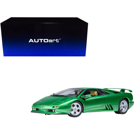 Lamborghini Diablo SE30 Verde Mic/Green Metallic 1/18 Model Car by Autoart-Autoart-ModelCars.com