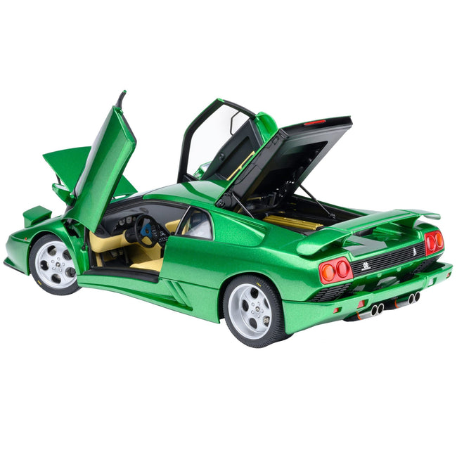 Lamborghini Diablo SE30 Verde Mic/Green Metallic 1/18 Model Car by Autoart-Autoart-ModelCars.com
