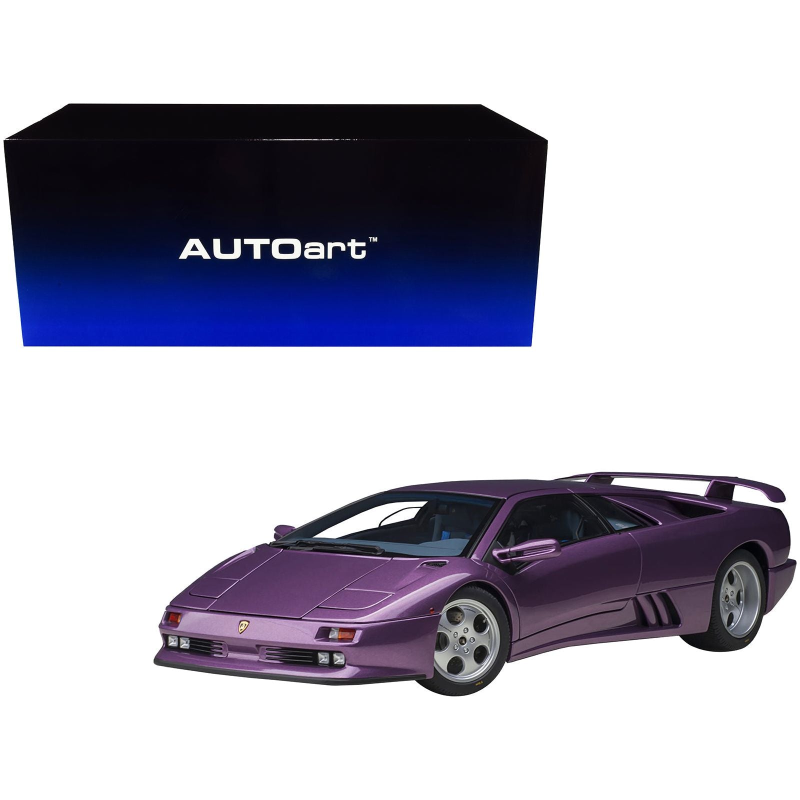 Lamborghini Diablo SE30 Viola Purple Metallic 1/18 Model Car by Autoart - Autoart - ModelCars.com