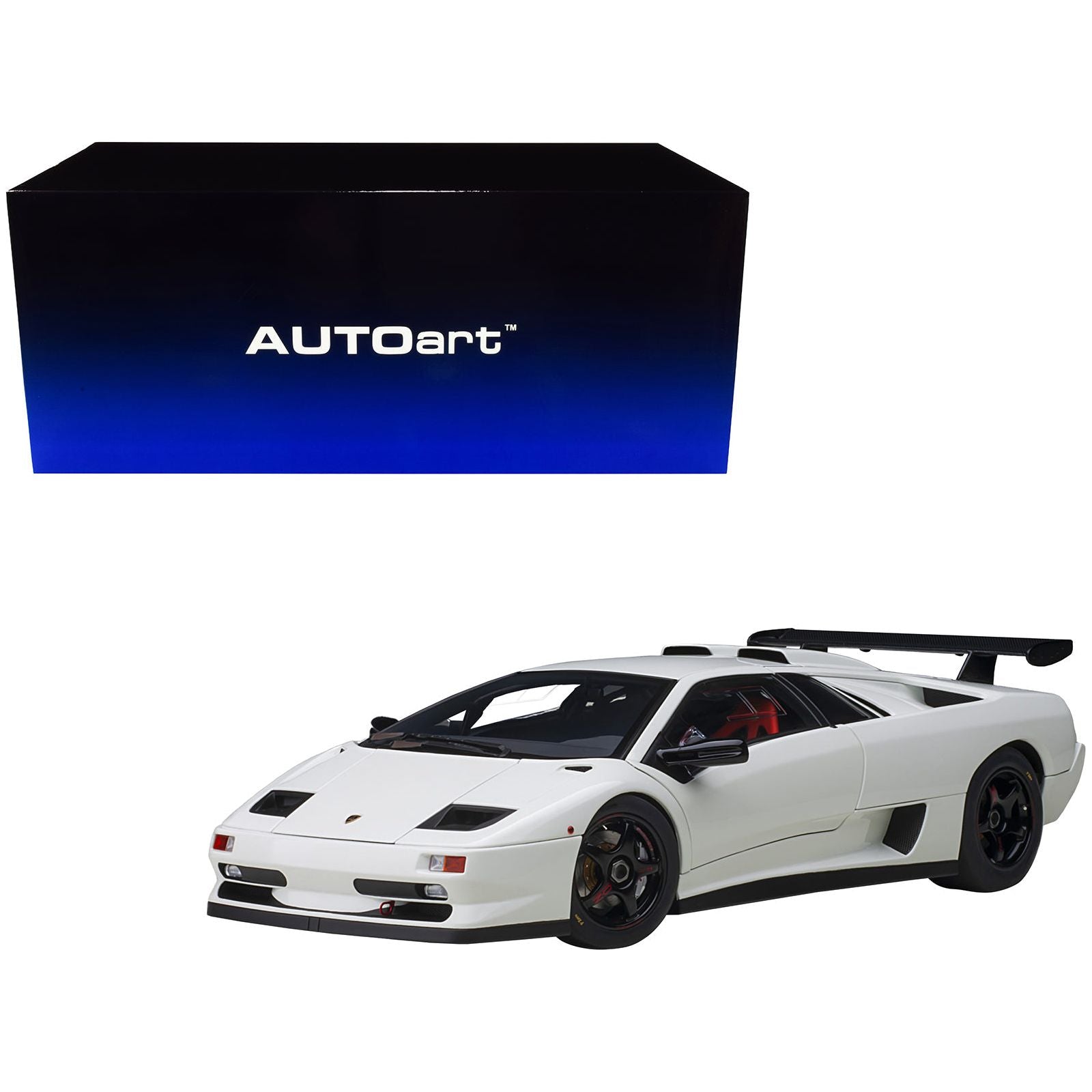 Lamborghini Diablo SV - R Impact White 1/18 Model Car by Autoart - Autoart - ModelCars.com
