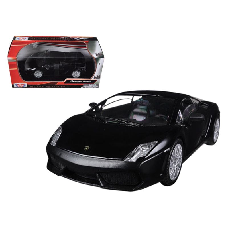 Lamborghini Gallardo LP - 560 - 4 Matt Black 1/24 Diecast Car Model by Motormax - Motormax - ModelCars.com