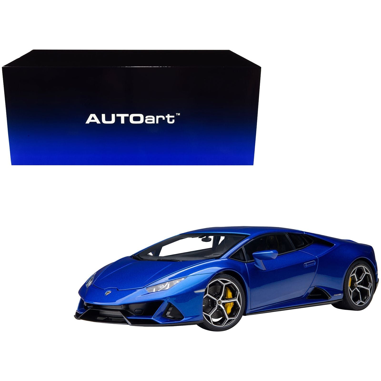 Lamborghini Huracan EVO Blu Nethuns Blue 1/18 Model Car by Autoart - Autoart - ModelCars.com