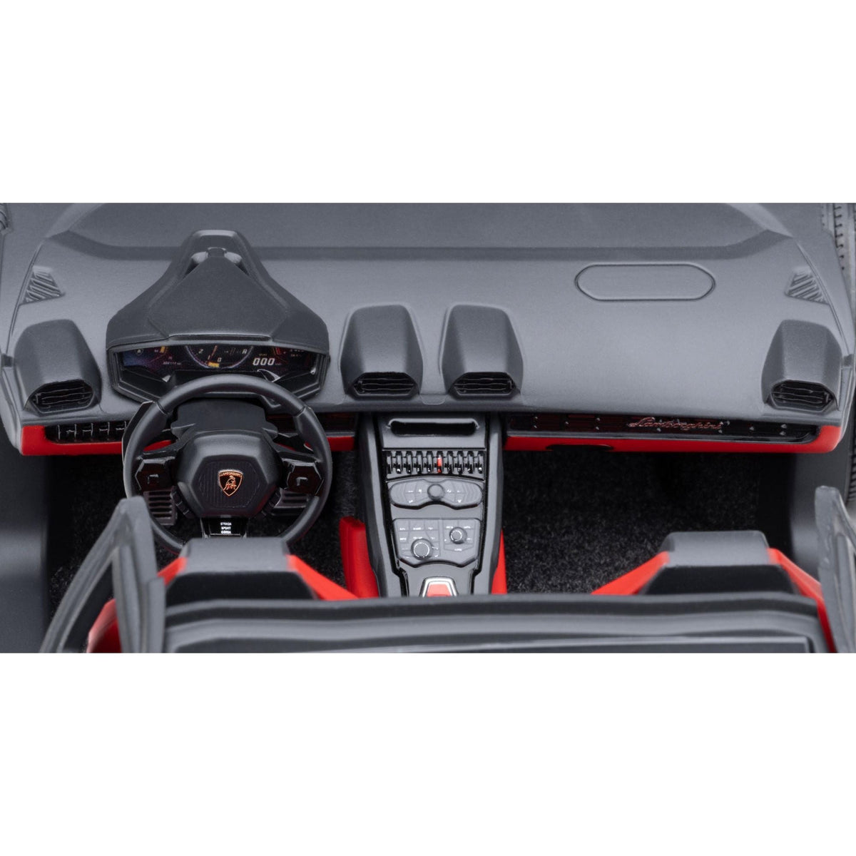 Lamborghini Huracan GT "LB - Silhouette Works" Hyper Red Metallic with Black Top 1/18 Model Car by Autoart - Autoart - ModelCars.com