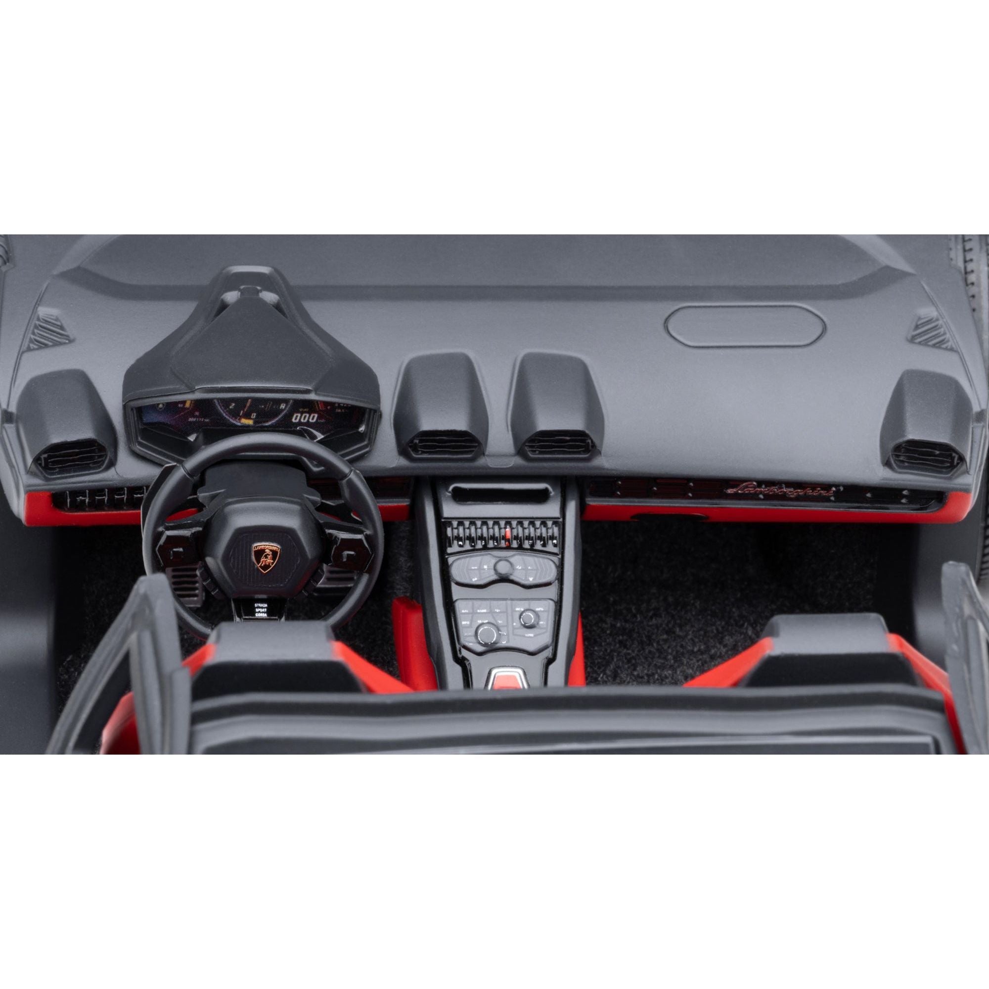 Lamborghini Huracan GT "LB - Silhouette Works" Hyper Red Metallic with Black Top 1/18 Model Car by Autoart - Autoart - ModelCars.com