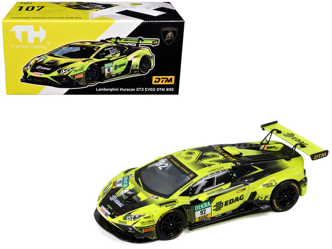 Lamborghini Huracan GT3 Evo 2 92 Mirko Bortolotti "SSR Performance" "DTM" (2023) 1/64 Diecast Model Car by Trends Hobby-Trends Hobby-ModelCars.com