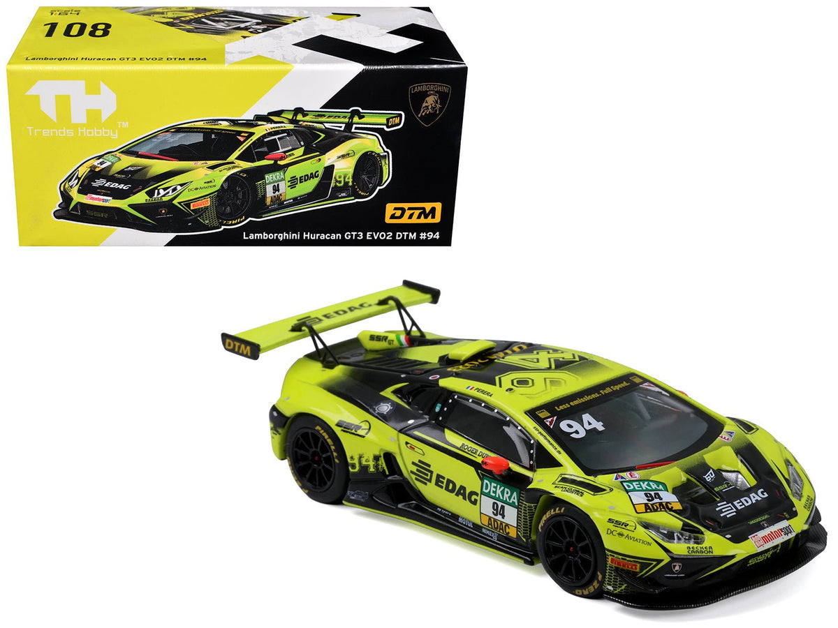 Lamborghini Huracan GT3 Evo 2 94 Franck Perera "SSR Performance" "DTM" (2023) 1/64 Diecast Model Car by Trends Hobby-Trends Hobby-ModelCars.com